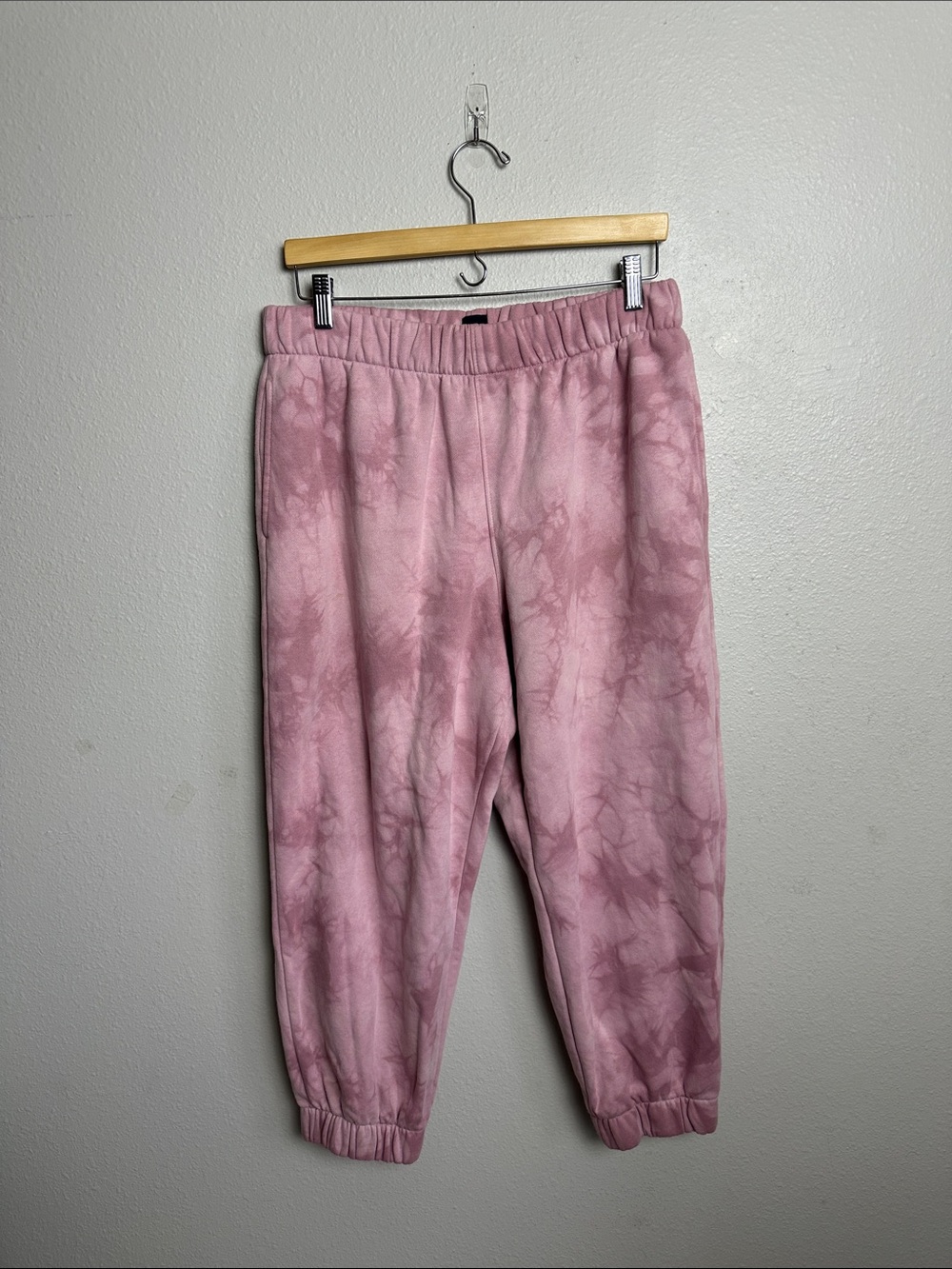 GAP Pink Tie-Dye Jogger Sweatpants petite